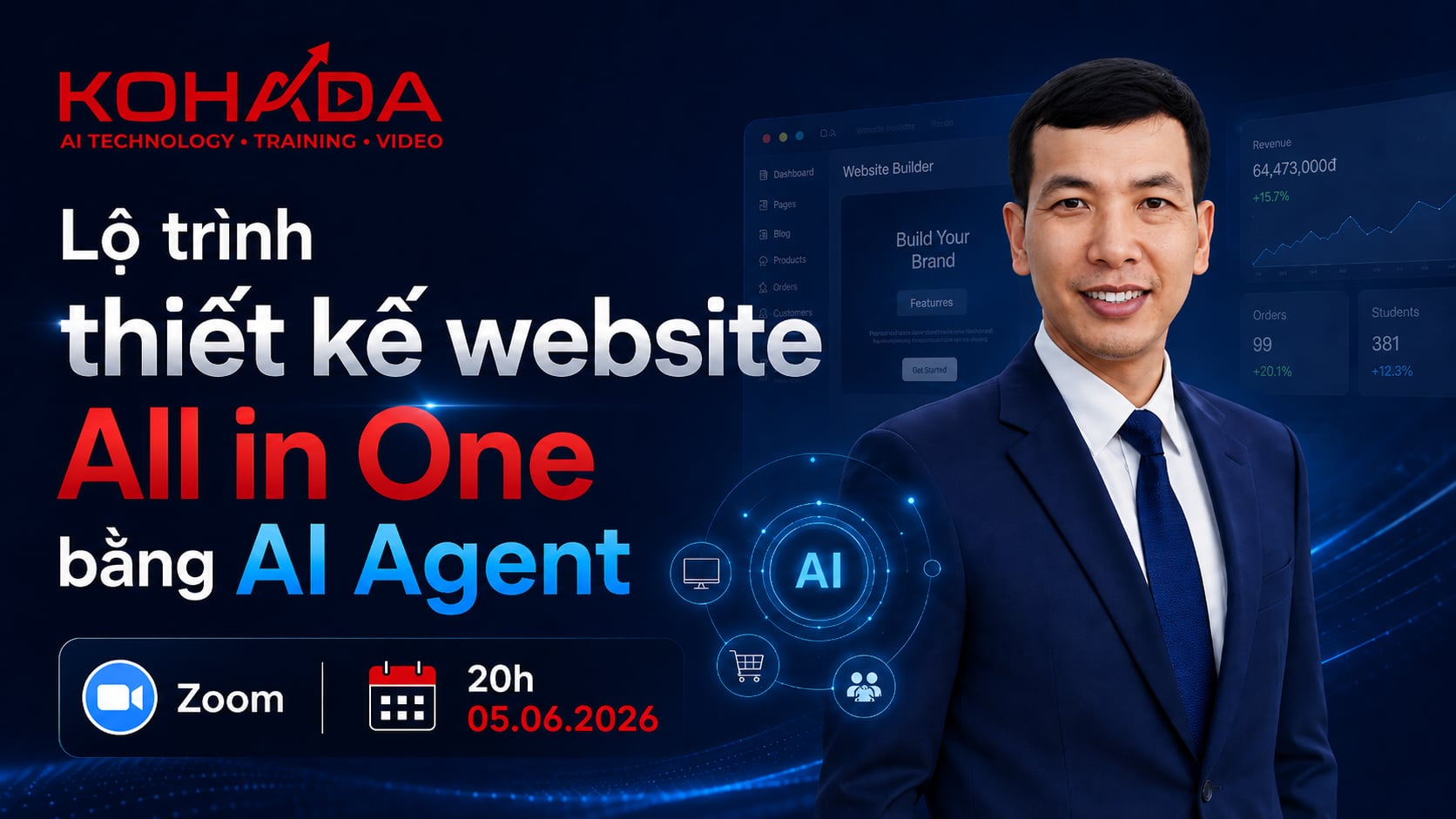 Lộ Trình Thiết Kế Website All-In-One Bằng AI Agent
